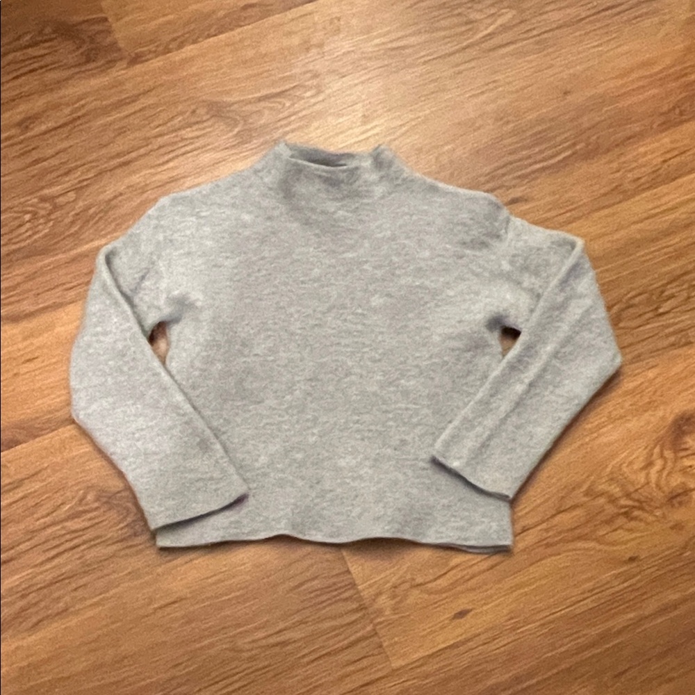 Aritzia Gray Turtleneck Sweater